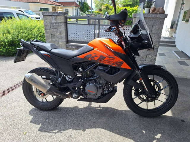 KTM 390 Adventure, Quickshifter, Akrapovic, Rallysitzbank Enduro