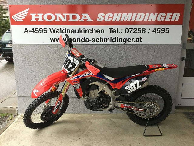 Honda CRF 450R mit Sölva-Stoßdämpfer Motocross
