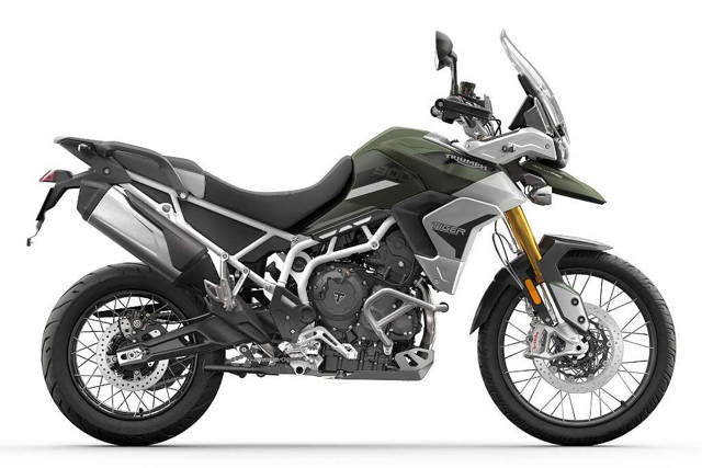 Triumph Tiger 900 Rally Pro mit Alu Koffer Set, Navi, Arrow Sportauspuff Enduro