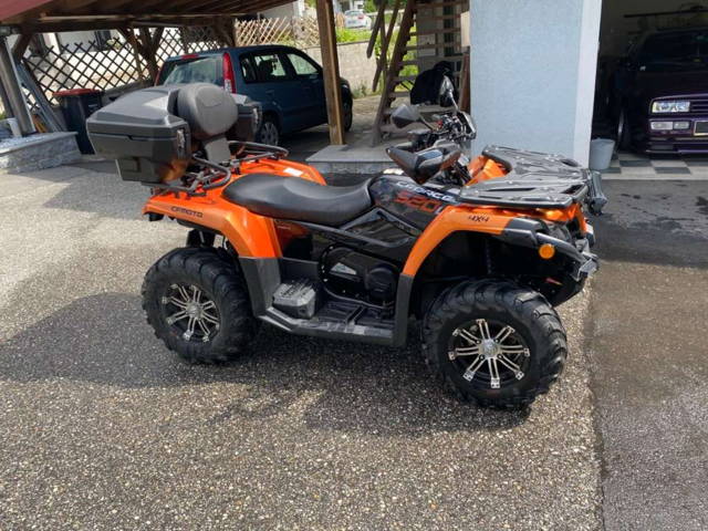 CF-Moto 500 520L *95Kmh* mit Schneepflug, Schneeketten Quad
