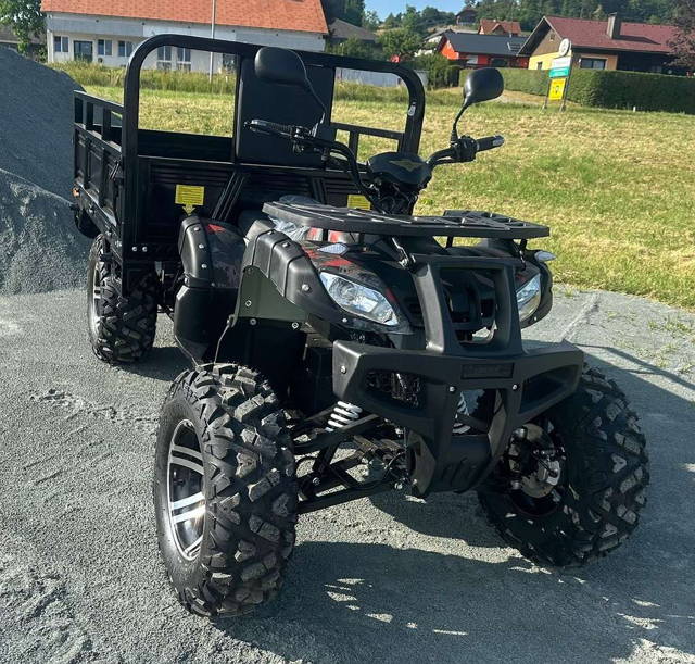 StyriaX Neu Elektro Lasten Quad Hummer HX XXL Pritsche /Kippbare Ladefläche Quad
