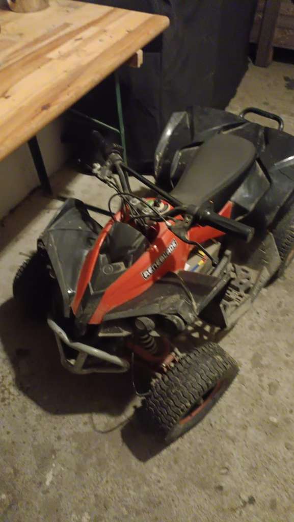 Red Moto Quad