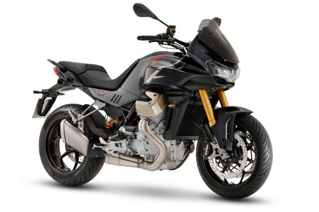 Moto Guzzi V100 Mandello S E5 Grigio Avanguardia Tourer