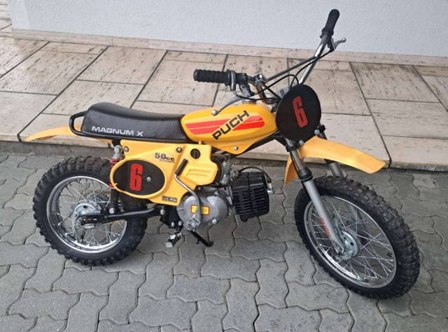Puch Magnum X Gelb 1982 original Zustand Motocross