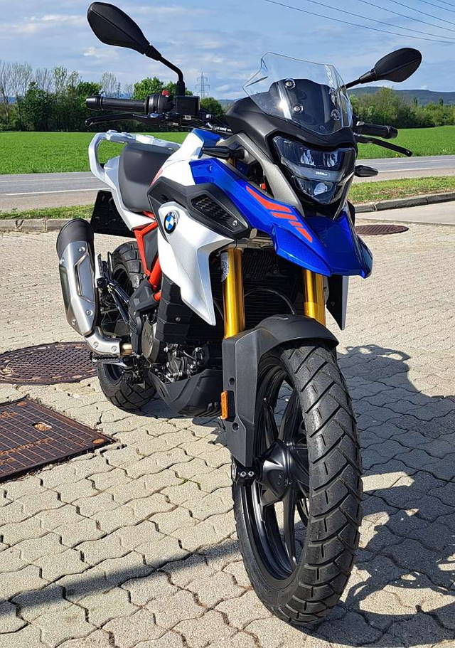 BMW G 310 GS inkl. HAUPTSTÄNDER, NORMALER & HOHER SITZBANK, ABDECKPLANE Enduro