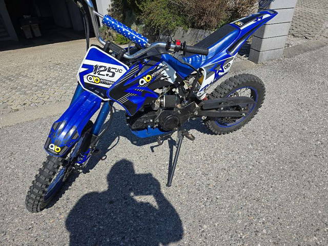 Kinder Jugend Motocross ab 8 Jahren (Blau) 125ccm Motocross