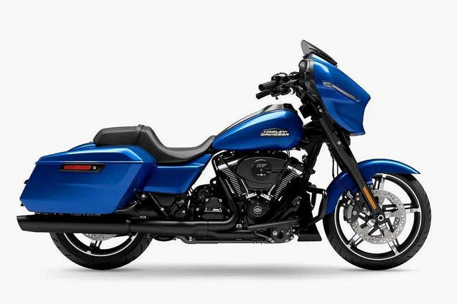Harley-Davidson Street Glide FLHX BLUE BURST lagernd, black trim Tourer