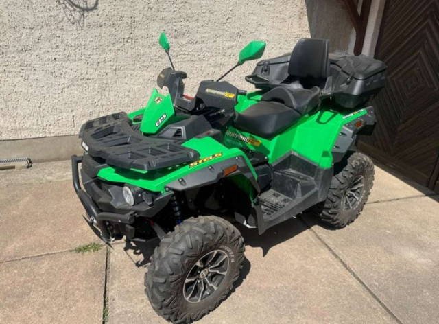 Stels Guepard 650 in grün an. Quad