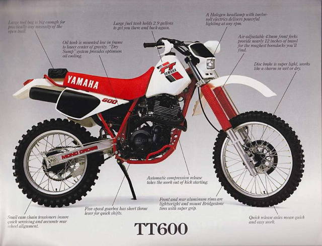 Yamaha TT 600 59X seltener Klassiker Enduro