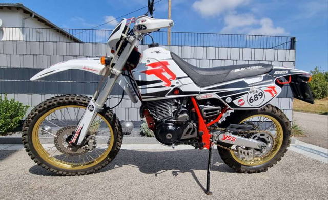 Yamaha TT 600 E Restauriert, Service, Pickerl Enduro