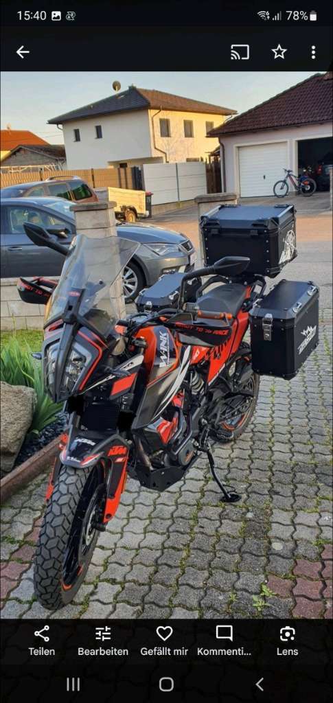 KTM 390 Adventure full custom Reisemotorrad Tourer