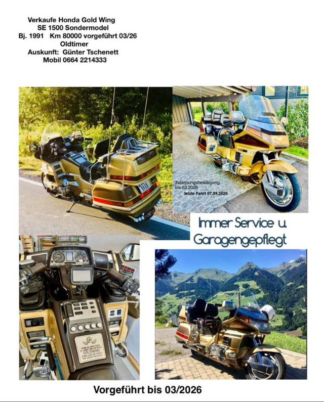 Honda Goldwing SE 1500 Tourer