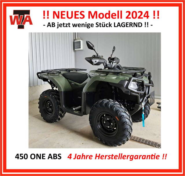 CF-Moto CForce 450 ONE 4x4 !! Vorführer !! ** !! ABS !! ** Modell 2024 ** 2- Sitzer ** 4 JAHR...