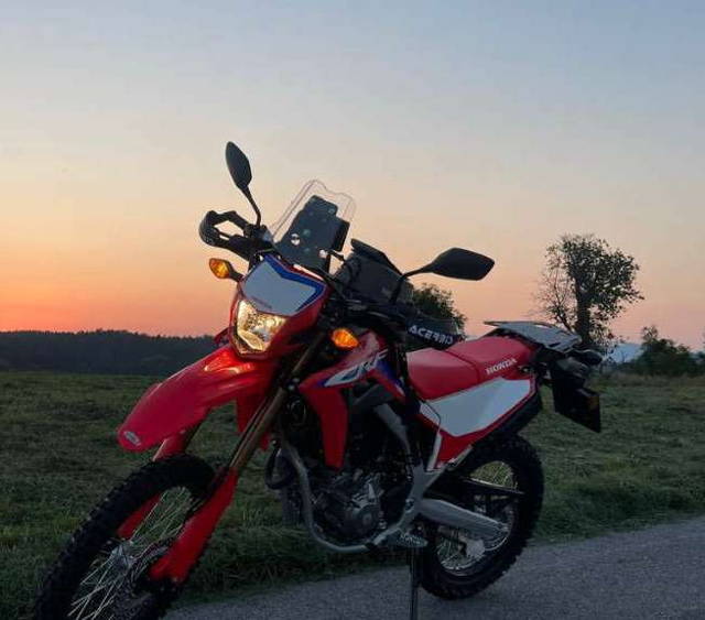 Honda CRF 300L mit Reiseausstattung Enduro