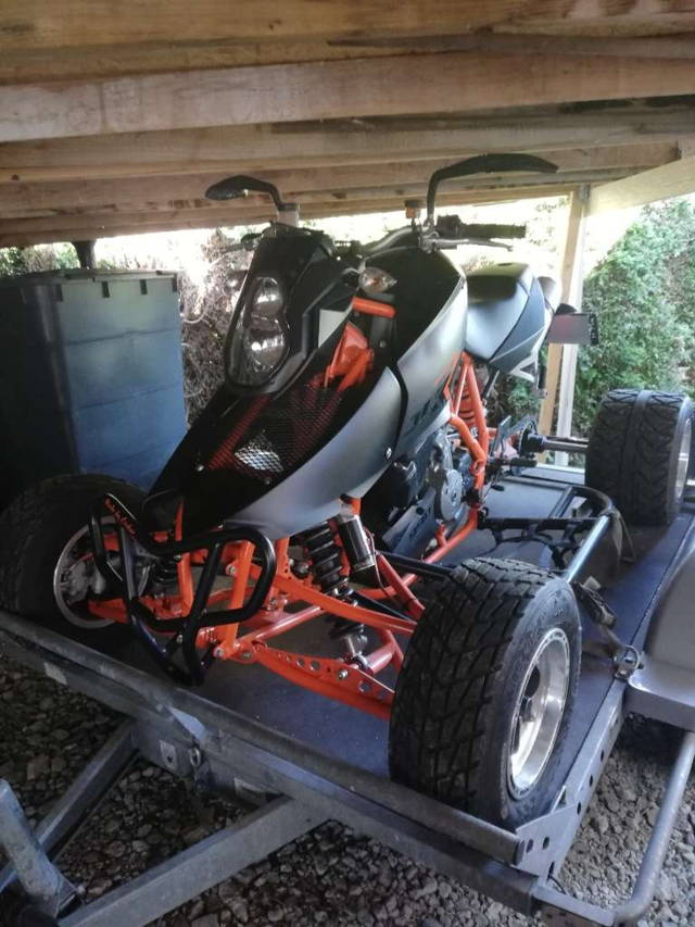 KTM 990 E-ATV KTM 990 Superduke R,  (no YFM Raptor, LTR, KFX ) Quad