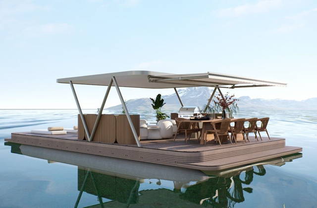 Trimaran (ponton) electric