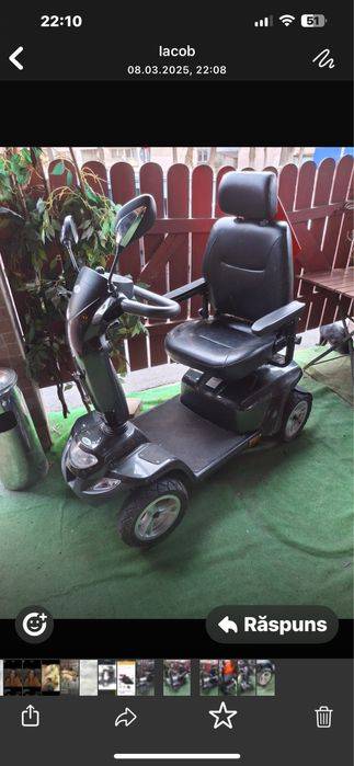 Carucior/scuter electric persoane dizabilitati,mobilitate redusa