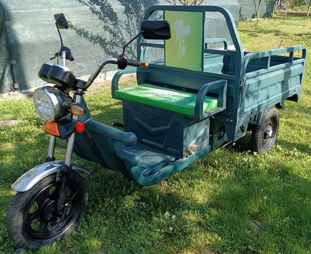 Triciclu electric Move Eco, baterii NOI, bena basculabila