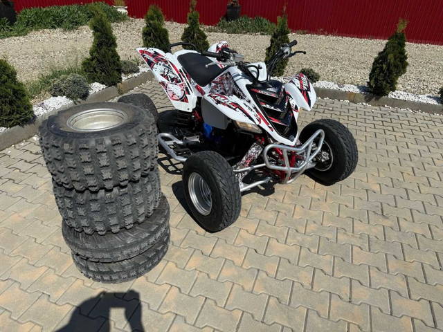 YAMAHA RAPTOR 660R impecabil 8roti masalier toba+telescop+flanse sport