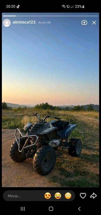 Vând atv 4 timpi