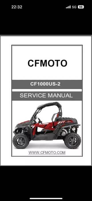 Manual pt reparatii PE CD ..Cfmoto Zforce 1000