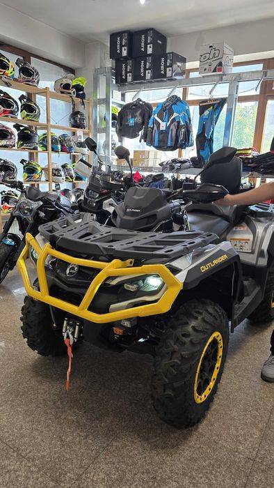 OFERTA! ATV Can-Am Outlander MAX XTP, 1000R cc, Negru/Galben