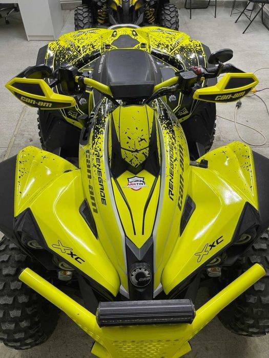 Stickere Autocolant Can-Am Renegade 2008 - 2024 Printat si Laminat