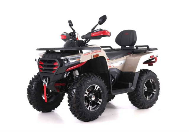 ATV Asix Challenger 300 , 2+1 viteze, crem/rosu, inregistrabil T3B