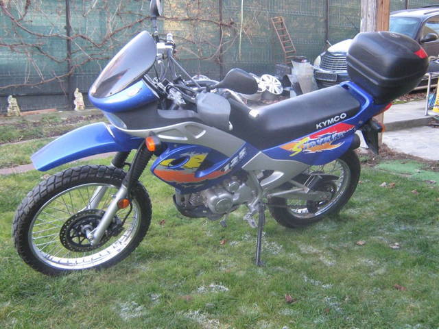 Moto Kimco 125 GS enduro 2008
