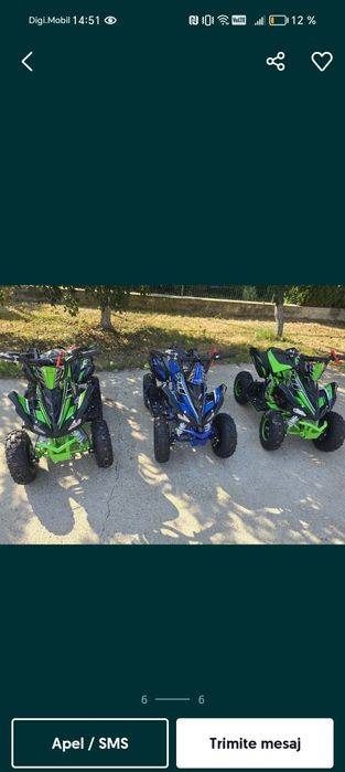 Vând atv copiii, nou!