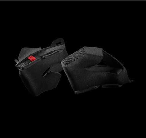 Viziera clara ruroc 3.0/4.0 si bureti laterali (cheek pad) noi