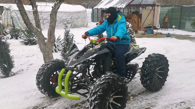 Atv cadru mare , roti pe 12