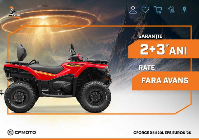 Atv CFMOTO CFORCE X5 520L EPS Euro5 '25 (TGB, Linhai, Can-Am, Polaris)
