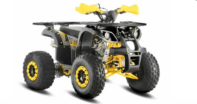 ATV Barton Thor 125cc, 4 timpi, roti de 8", culoare galben
