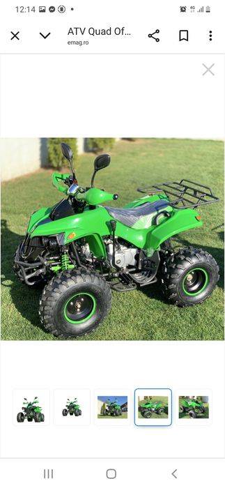 Vind atv de 125 cc in 4 timpi racire pe aier aprindere cdi