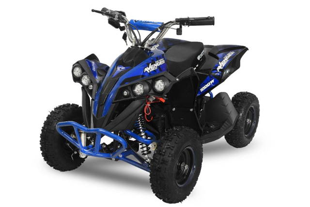 ATV Electric Eco Avenger 1000W 48V cu 3 Trepte de Viteza #Albastru