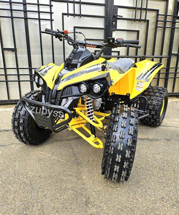 ATV 125cc Raptor Copii Benzina 4Timpi Roti 8 inch Sasiu Ranforsat