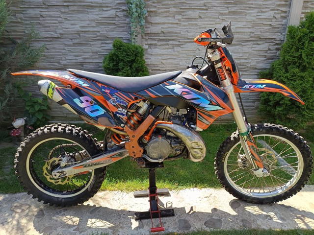 Ktm exc300cc 2014 pornire electrica și pedala