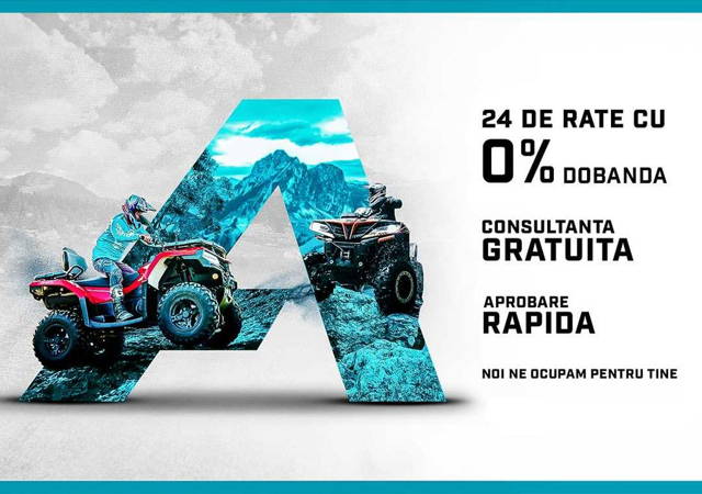 ATV in rate / leasing (CFMOTO, Can-am)