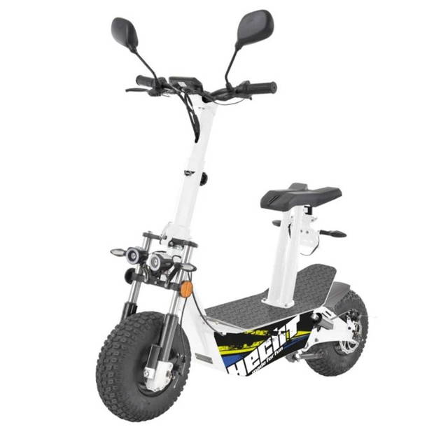 Scuter electric Hecht Terris White, 3000W limitat 45km/h