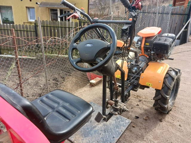Motocultor O-Mac 13 CP Remorca ROTAKT
