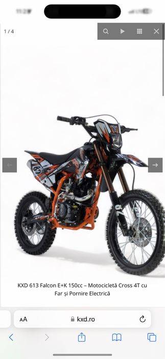 Kxd 150cc ca si nou achizitionat acum 1 luna