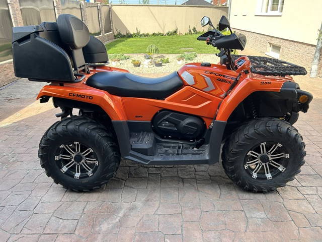 CF Moto 450 L Euro 5, numere negre