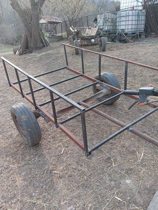 Vand remorca pentru motocultor sau atv se pote pune si la tractor