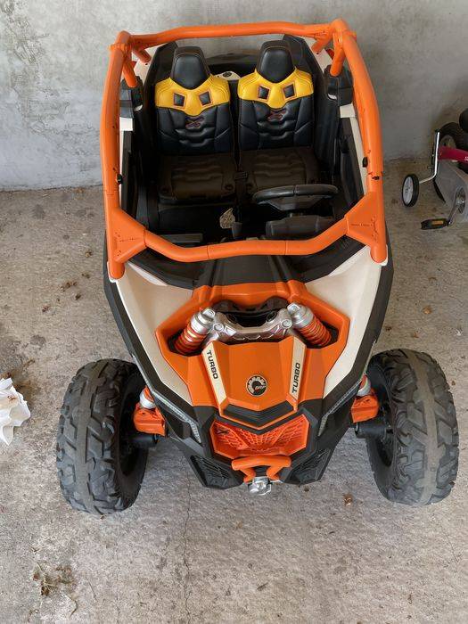 Masinuta UTV electric Premier Can-Am Maverick Speed RC, 2 locuri, 24V