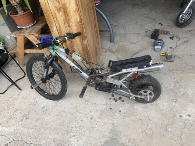 Vand minichoper  homemade70cm si cross 49cm ,
