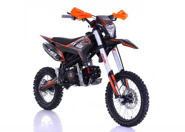 Motocicleta Enduro/Cross Asix XB48 125cc, 4T,17"/14",negru/portocaliu