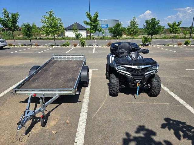 Atv CF Moto 850 XC + remorca REPO