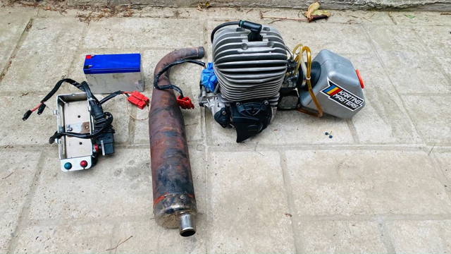 Motor karting Mini ROK 60cc TAG complet pt competitie, impecabil