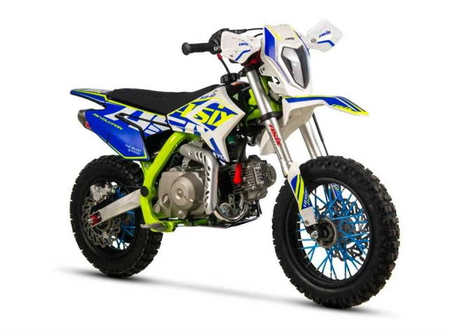 Motocicleta Enduro/Cross Asix XB18, 70cc, 4T, 12"/10", verde/albastru